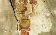Das bei Renovierungsarbeiten entdeckte Fresko aus dem 13. Jahrhundert